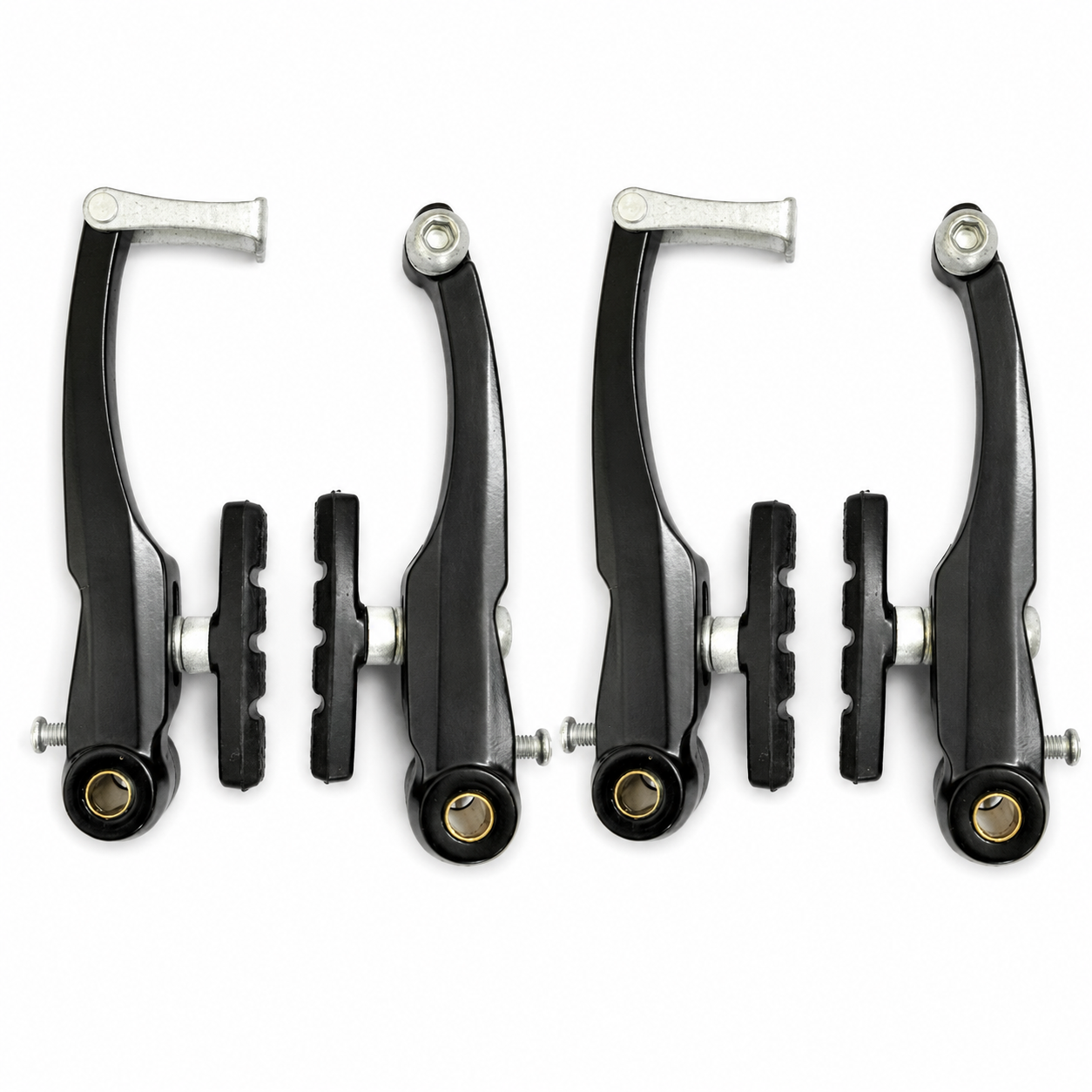 Bicycle V-Brake Set of 4 110mm Alloy ED Black